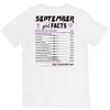 September Girl Facts Virgo V-Neck Tee