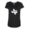home Texas t-shirt Maternity Scoop Neck T-shirt