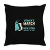 Women's March New York Throw Pillow