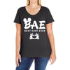 Bae Best Auntie Ever Ladies Curvy T-Shirt