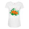 pumpkin kisses Maternity Scoop Neck T-shirt