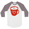 black coffee 3/4 Sleeve Shirt