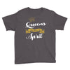 queens are born in april Youth Tee