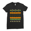 halloween ugly sweater tn featured Ladies Fitted T-Shirt
