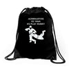 alternatives to war play rugby Drawstring Bags
