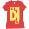 im a dj graphic tee mens Ladies Fitted T-Shirt
