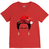 frida kahlo christmas V-Neck Tee