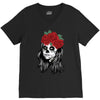 Skull Girl V-Neck Tee