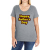 HAPPY FATHER DAY Ladies Curvy T-Shirt