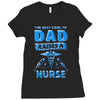 proud dad nurse Ladies Fitted T-Shirt
