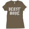 beast mode Ladies Fitted T-Shirt