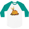 corgi pumpkin 3/4 Sleeve Shirt