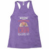 camping lady Racerback Tank