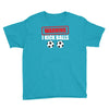warning i kick balls Youth Tee