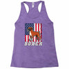 usa boxer flag Racerback Tank