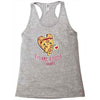pizza my heart (2) Racerback Tank