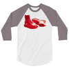 red skinhead bovver boots ideal birthday gift or present 3/4 Sleeve Shirt