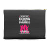 Donna And Dynamos White Letter Accessory Pouches