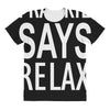 frankie says relax retro vintage All Over Women's T-shirt