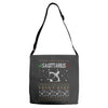 sagittarius christmas ugly sweater Adjustable Strap Totes