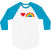 I Love Lgbt 3/4 Sleeve Shirt