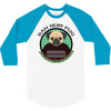 bah hum pug 3/4 Sleeve Shirt