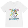 unicorns are born in january cute unicorn V-Neck Tee