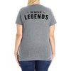 Life Begins at Forty 1978 the Birth of Legends Ladies Curvy T-Shirt