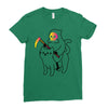 death rides Ladies Fitted T-Shirt
