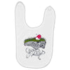 don't step on the grass Baby Bibs