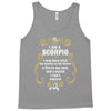 i am a scorpio Tank Top