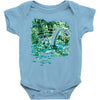 water lilies and nessy Baby Onesie