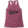 sunday funday Racerback Tank