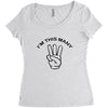 i'm this many Women's Triblend Scoop T-shirt