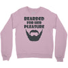 mens bearded Crewneck Sweatshirt
