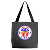 vote for pizza president democrat Tote Bags