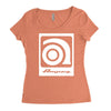 ampeg new Women's Triblend Scoop T-shirt