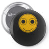 funny smiley face Pin-back button