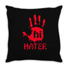 hai hater trending Throw Pillow
