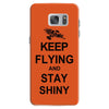 keep flying and stay shiny t shirt serenity firefly calm carry tee bro Samsung Galaxy S7