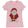 christmas santa Ladies Fitted T-Shirt