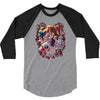 wicked jester skull 3/4 Sleeve Shirt
