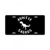 Auntiesaurus License Plate