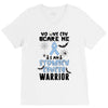 no one can scare me i am atomach cancer warrior V-Neck Tee