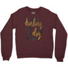 IT'S NOT DRINKING ALONE IF YOUR DOG IS HOME Crewneck Sweatshirt