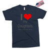 i love my daughters Exclusive T-shirt