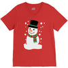 christmas snowman V-Neck Tee