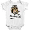 monkey cafe pilote Baby Onesie