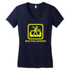 multislacking Women's V-Neck T-Shirt