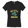 wee little hooligan Women's V-Neck T-Shirt